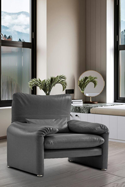 BEKALIVING Proteo Deri Berjer Koyu Gri