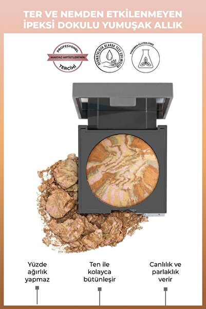 Alix Avien Allık - Baked Blush 101 Marble Peach