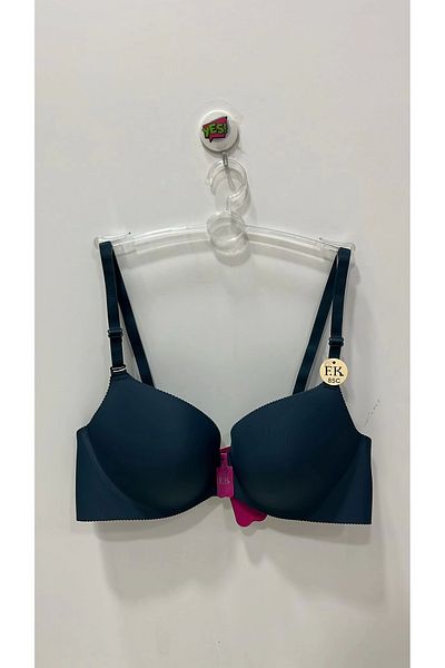 F.K Laser Cut Padding Free C Cup Green Bra - 505