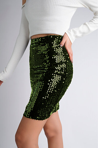 Moda Lalin 47 см 170 Пуллу Міні Етек Хакі