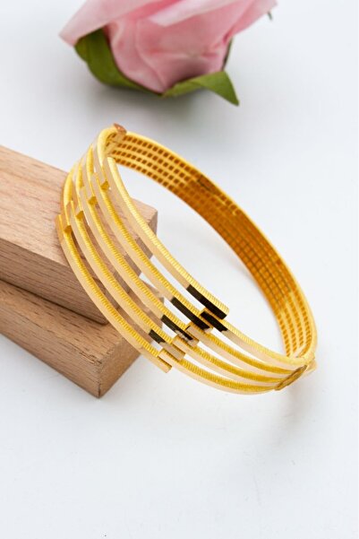 latif kuyumcu 22 Ayar Altın Ajda Kaburga Kelepçe Bilezik LKBLK1224