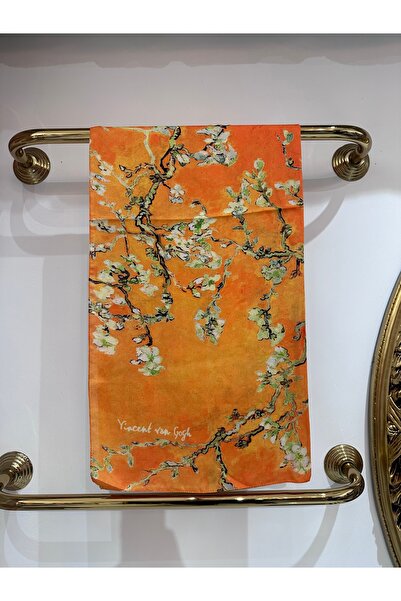 İpek Ван Гог Мигдальне дерево Квітка граната Шовковий шарф