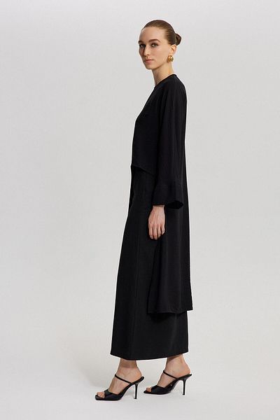 Touché Privé LONG TUNIC WITH FRONT SLIPPERS