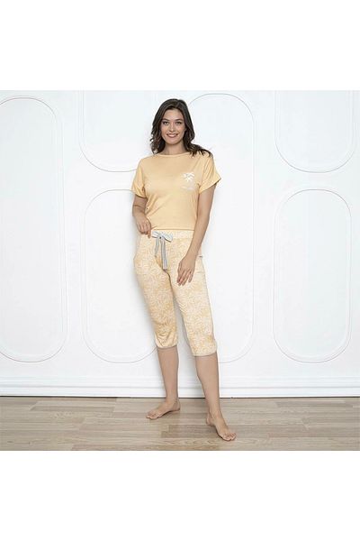 CONFEO C840-781 Γυναικεία Σετ Πιτζάμες Βισκόζης Go Out Capri