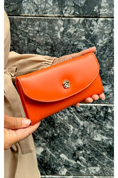 Just Polo Women's Multipart Wallet with Red Wallet