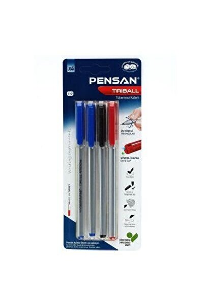 Pensan TRİBAL TÜKENMEZ KALEM 1MM 4 LÜ BLİSTER
