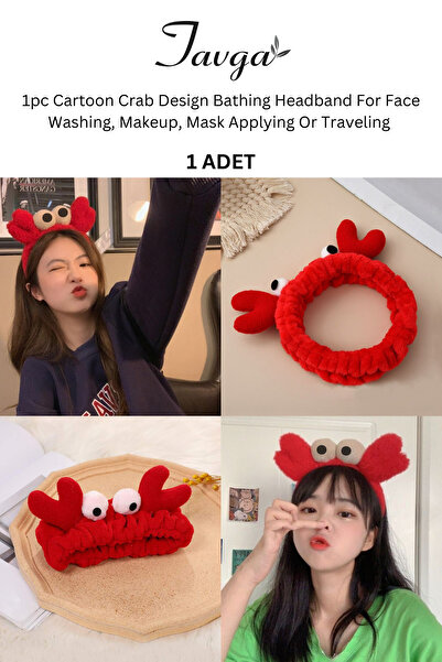 TAVGA Cartoon Design Travel Saç Bandı Maske-Makyaj-Yüz Yıkama Bandı