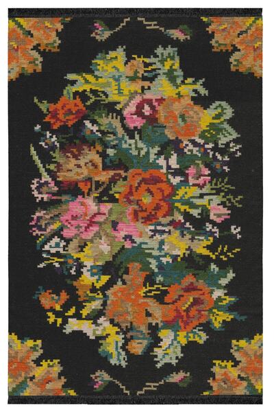 Rugs Modern Halı Berlin16 932 Karabağ Desenli Vintage Çok Renkli Dokuma Taban...