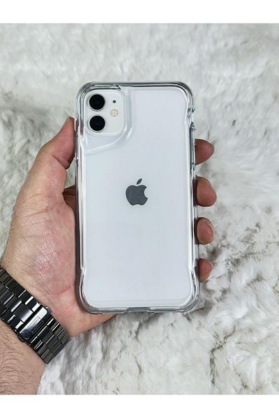 Vip Case حافظة T-Max من السيليكون الصلب الشفاف الممتص للصدمات لهاتف iPhone 11 مع نتوءات الكاميرا