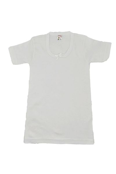Namaldı 409 Girl's Ribbed Short Sleeve Tank Top