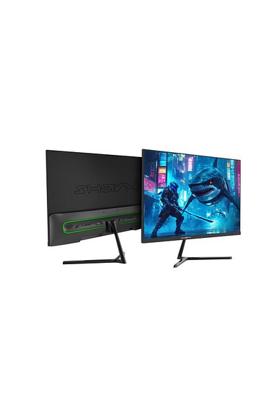 SHARX شاشة الألعاب 24Q180I 24 بوصة، معدل التحديث 180 هرتز، 1 مللي ثانية، IPS، QHD، HDMI 2.1، مزامنة الإضاءة الخلفية، FreeSync.