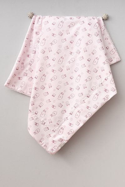 Bebitof Cute Owl Patterned Double Layer Plush Blanket