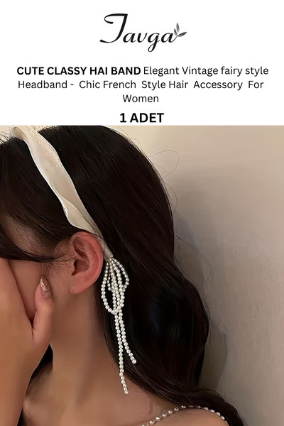 TAVGA Classic Travel Design Saç Bandı Classy Hair Bond