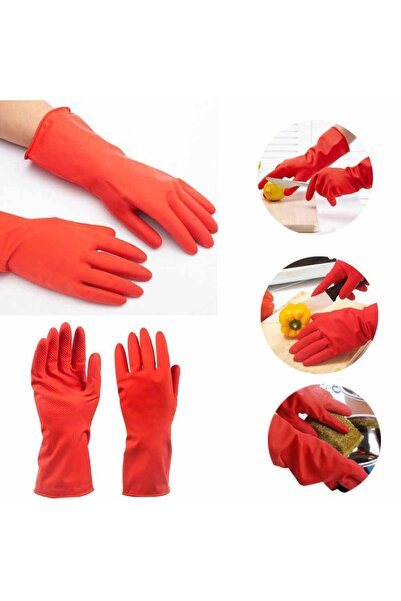 abnturk İki Çift (4 Adet) Çok Amaçlı Yüksek Kalite İtalyano Letex Bulaşık Eld...