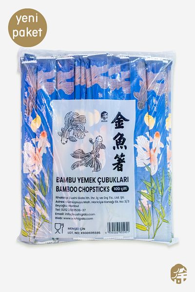 XUSHI GIDA 100 Pair Chinese Chopsticks (100 Pieces Chopsticks) - 780g