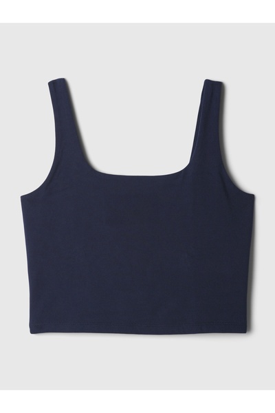 GAP Kadın Lacivert Compact Jersey Crop Atlet
