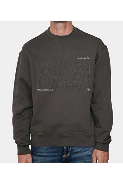 Armani Exchange Erkek Fermuarlı Sweatshirt Multi 6DZMAAZJKAZ
