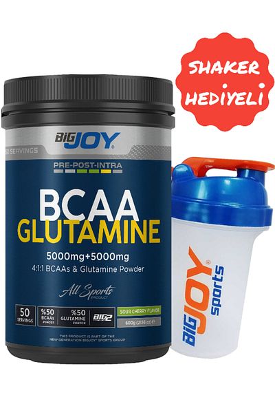 Bigjoy Sports Bcaa Glutamine Cherry 600g Bcaa Glutamine Amino Acid