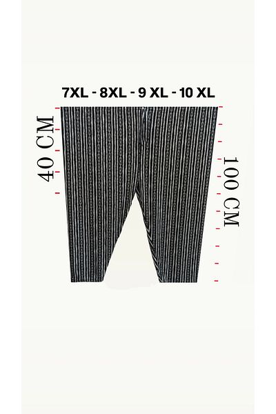 DNC Plus Size Elastic Waist Winter Pants 7Xl,8Xl,9Xl,10Xl