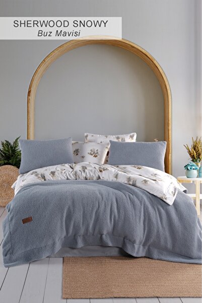 İyi Geceler İstanbul Sherwood Snowy Комплект двоспального покривала