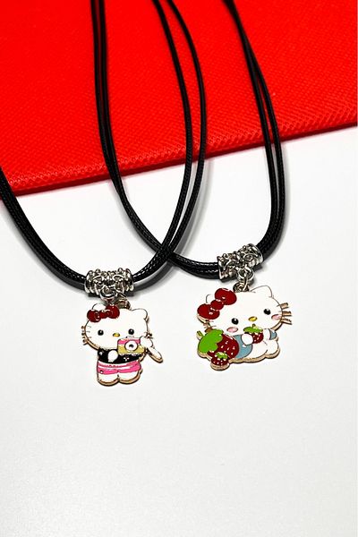 The Collection Hello Kitty Friendship Best Friends - Colorful Couple Necklace