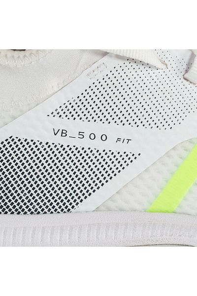 Decathlon Allsix Volleyball Shoes - White/Yellow - Fit