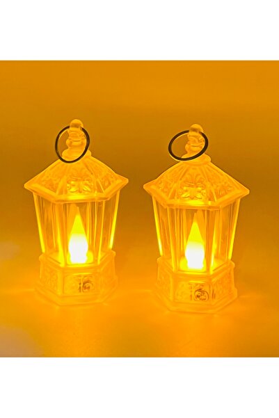 Galaxy MİNİ PİLLİ DEKORATİF LEDLİ KANDİL MUM 2 ADET