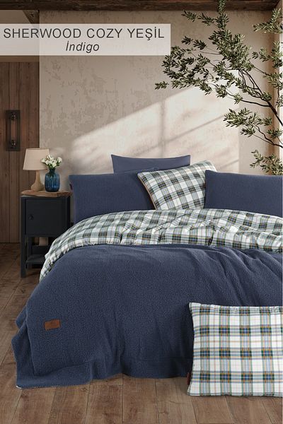 İyi Geceler İstanbul Комплект за двойно легло Sherwood Cozy Green