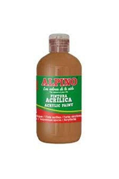 Generic Brand Akrilik Boya Şişe 250 ml Kahverengi Dv-027