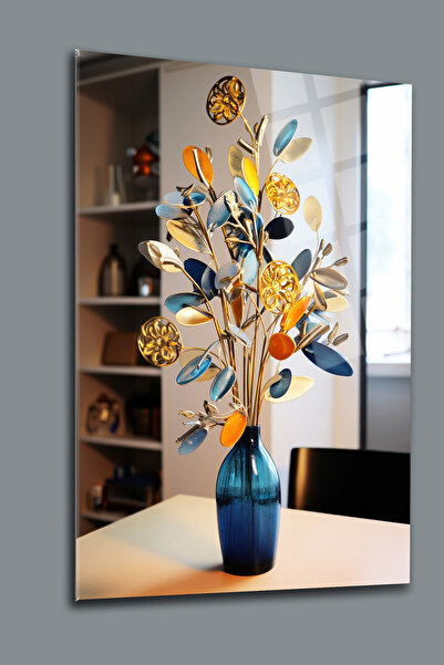 glassartdesign Vază și linguri colorate Pictură pe sticlă irezistibilă Pictur...