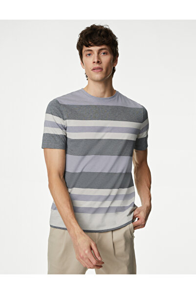 Marks & Spencer Saf Pamuklu Kısa Kollu T-Shirt