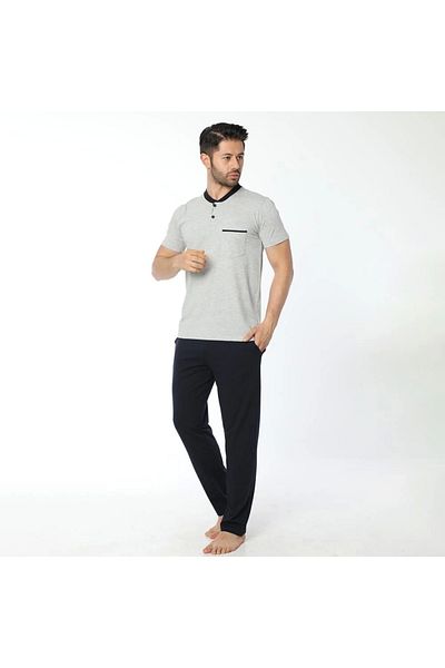 Öztaş Underwear Öztaş 12042 Ανδρικό καλοκαιρινό κοντό κοστούμι πιτζάμα