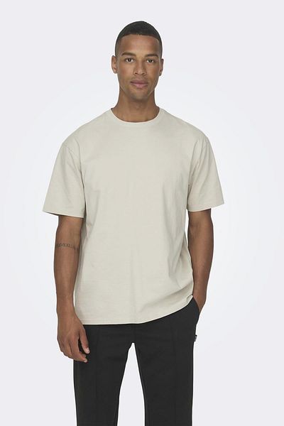 Only & Sons تي شيرت Onsfred Lıfe Rlx Ss تي N Kahverengi Erkek Kısa Kol