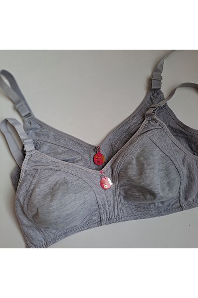 NARIYA Γυναικείο σουτιέν Plus Size Βαμβακερό κύπελλο D Gatherer Χτενισμένο Βαμβακερό Καθημερινό Σουτιέν Εσώρουχα χωρίς σύρμα
