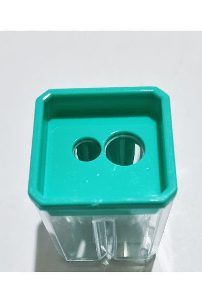 Modellino Perfect Jumbo Sharpener Uc-129 - Pack of 2 Colorful Clear Trash Can