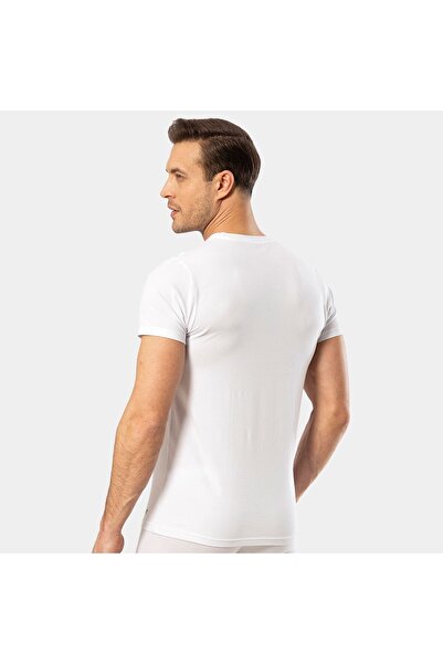 Cacharel Чоловіча футболка з короткими рукавами 1307/Біла