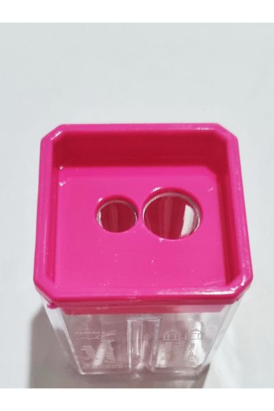 Modellino Perfect Jumbo Sharpener Uc-129 - Pack of 2 Colorful Clear Trash Can