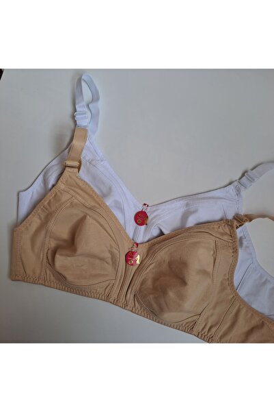 NARIYA Γυναικείο βαμβακερό σουτιέν Plus Size Gatherer 2 τεμαχίων Χτενισμένο β...