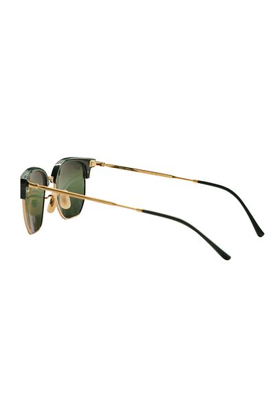 Ray-Ban Ray Ban Unisex Irregular New Clubmaster Sunglasses- Rb 4416 - Lense Size:51mm - Green On Arista