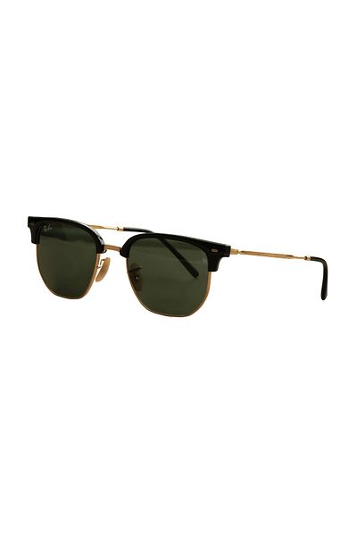 Ray-Ban Ray Ban Unisex Irregular New Clubmaster Sunglasses- Rb 4416 - Lense Size:51mm - Black On Arista