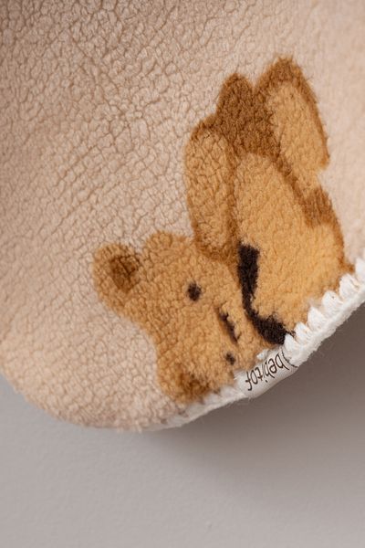 Bebitof Cute Bears Patterned 90X100 cm Plush Baby Blanket
