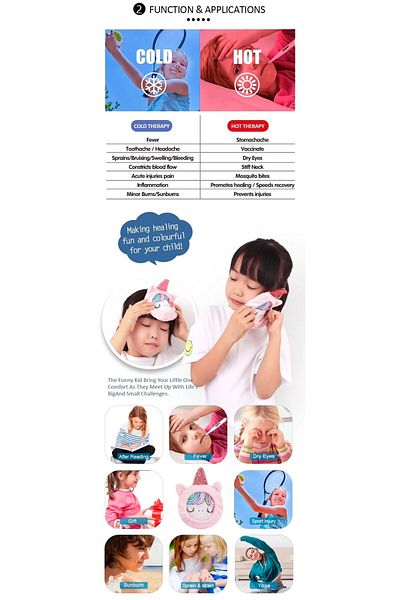 DAPHNELA ضغط جل أزرق بارد ساخن