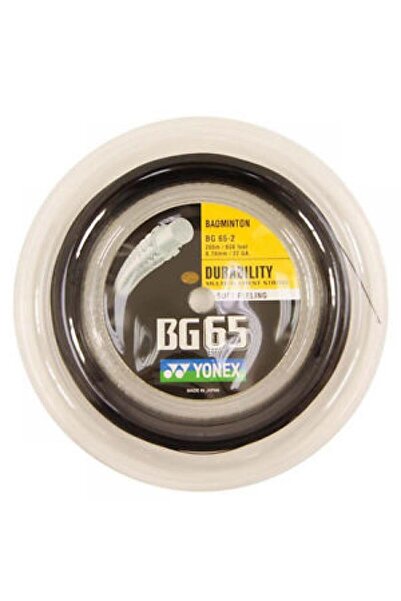 YONEX Bg 65 Badminton Kordajı 0.70 mm / 200m - Siyah