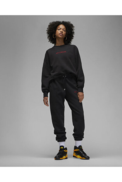 Nike Hanorac oversized din bumbac pentru femei Air Jordan Wordmark - Bumbac, croi larg dv6469