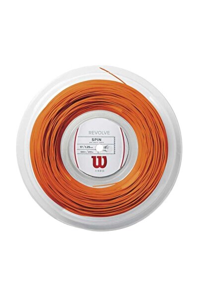 Wilson Revolve 17 Spin Turuncu 125 (200m) Rulo WRZ906300 Tenis Kordajı