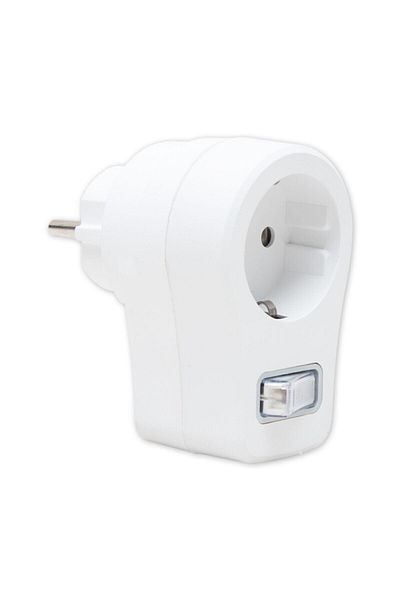 Axe Tools White Switched Current Shielded Socket 10 Amps 2510 Watts Axe44-K3L