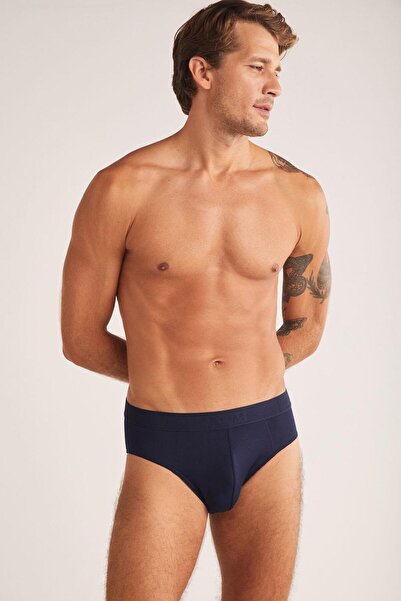 Kom Men's Navy Blue 2-Piece Cesar Modal Slip Set
