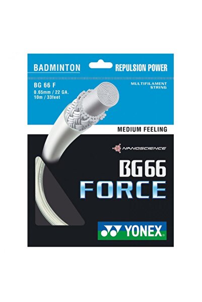 YONEX BG 66 Force Badminton Kordajı 0.65 mm / 10 M - Beyaz