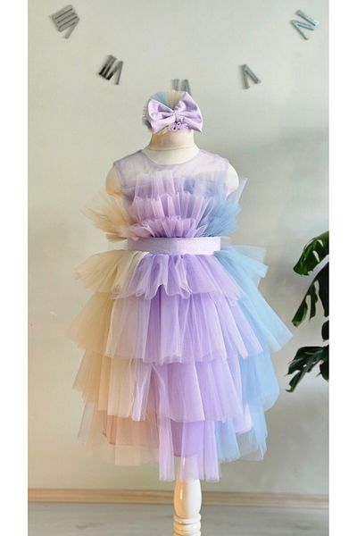 Melis Çocuk Girl's Evening Dress Dress Wedding Dress