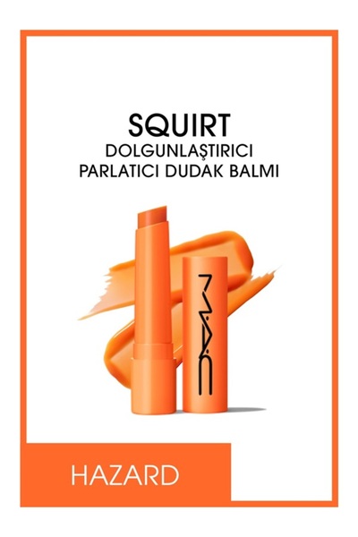 M.A.C Squirt Dolgunlaştırıcı Parlatıcı Dudak Balmı - Hazard - 773602692170